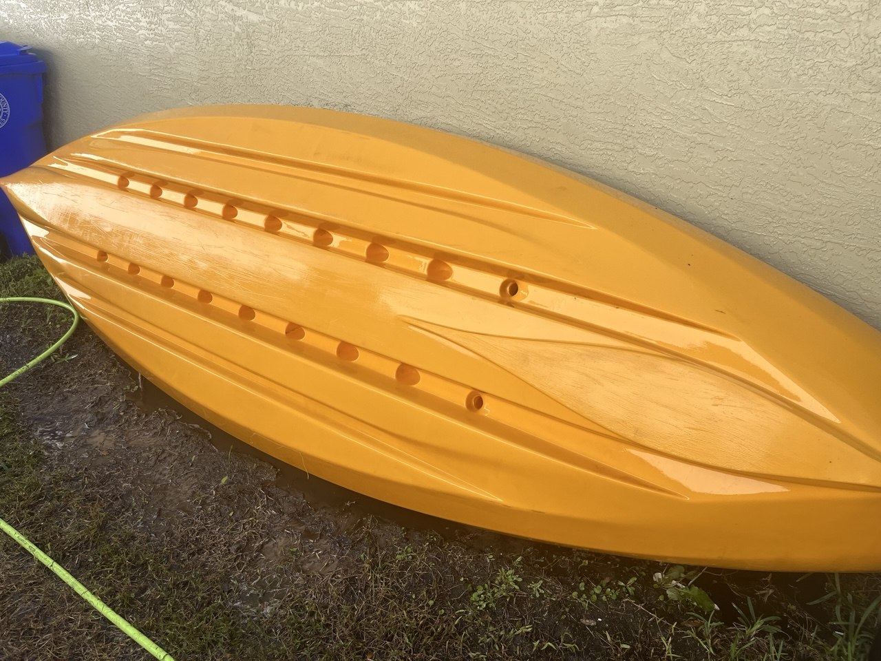 Kayak after cleaning
